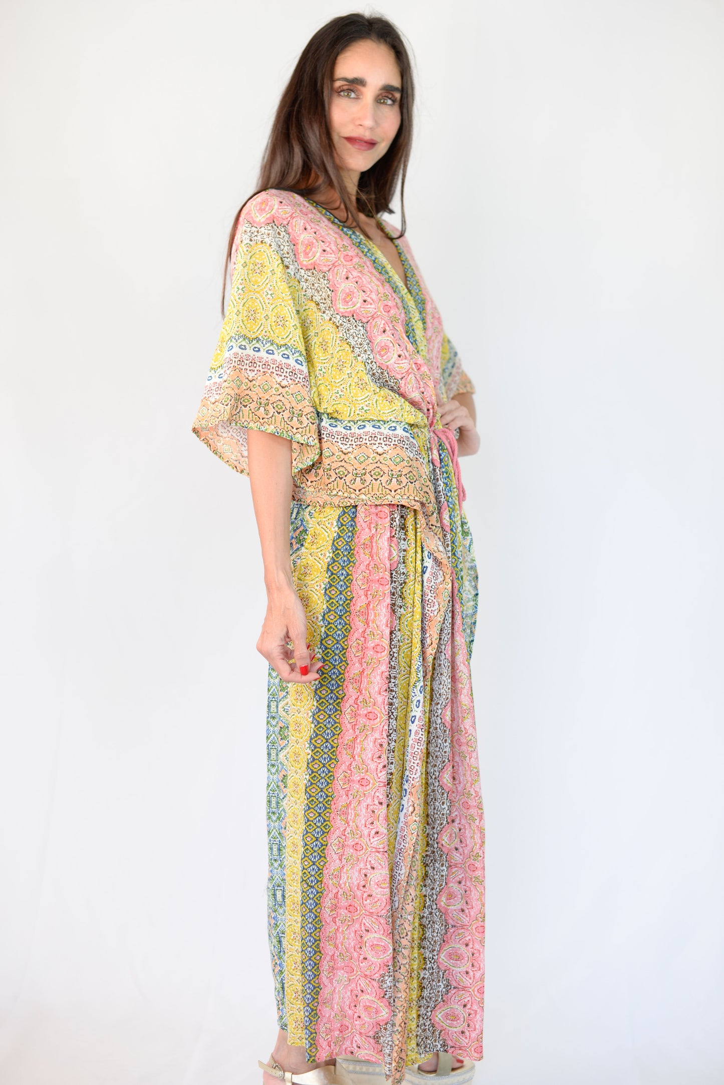 Yellow/Pink Pareo