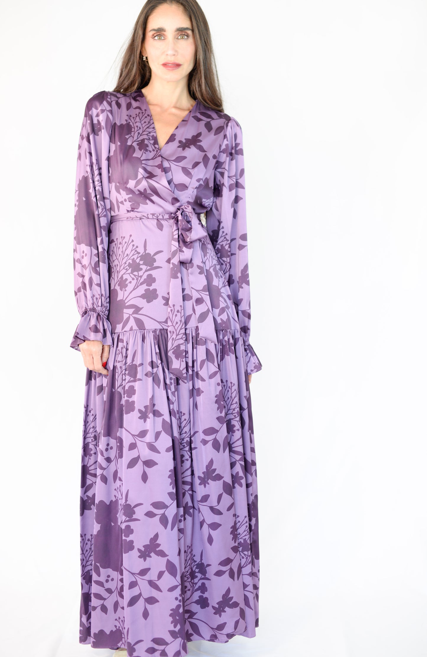 Purple Floral Dress