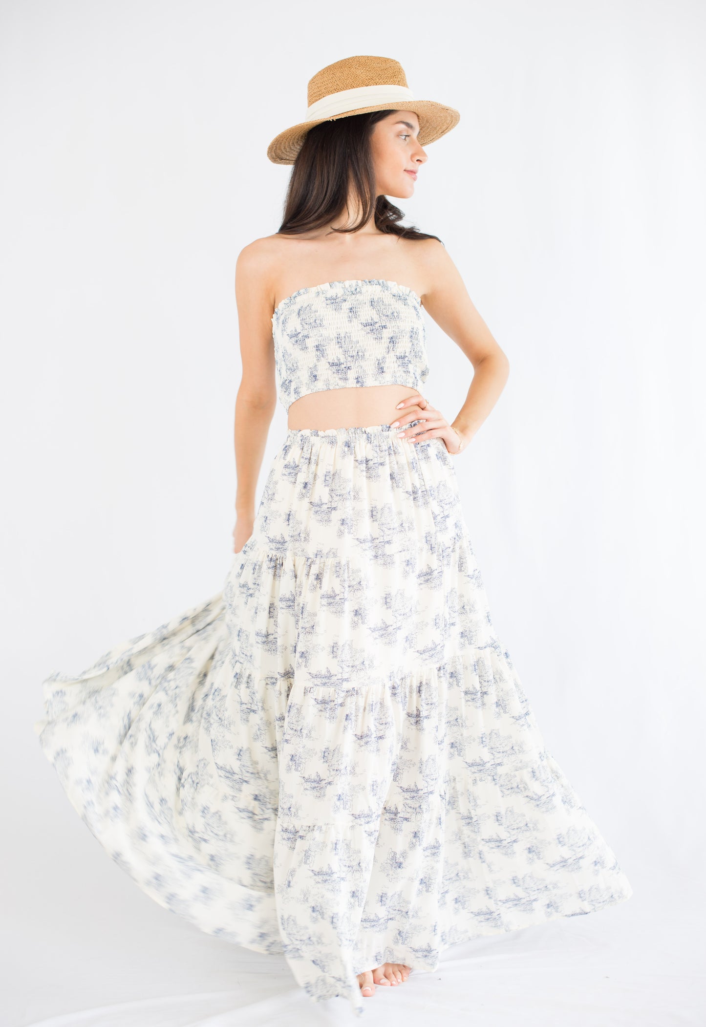 Tube Top & Maxi Skirt Set