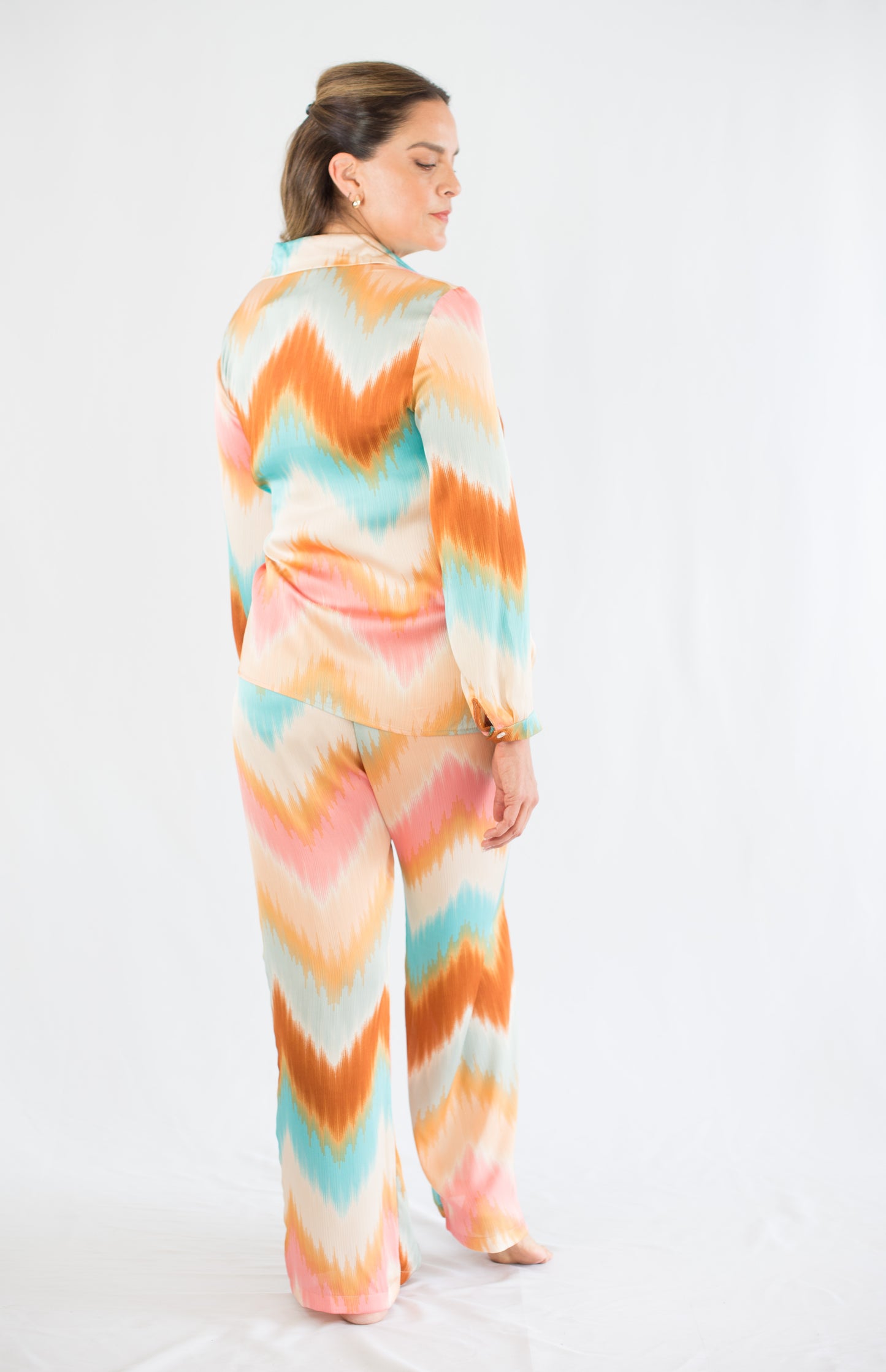 Multi Color Top & Pants Set