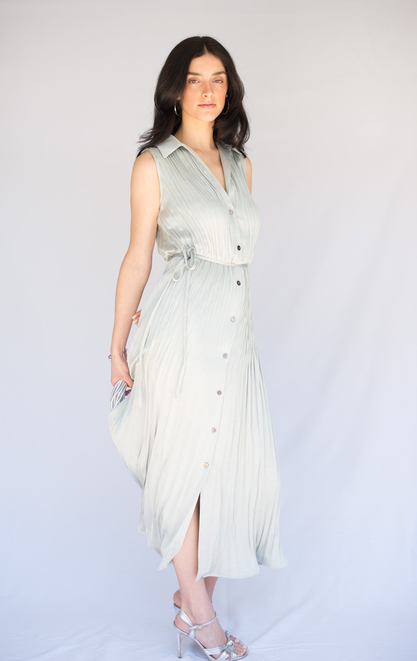Silver Long Dress