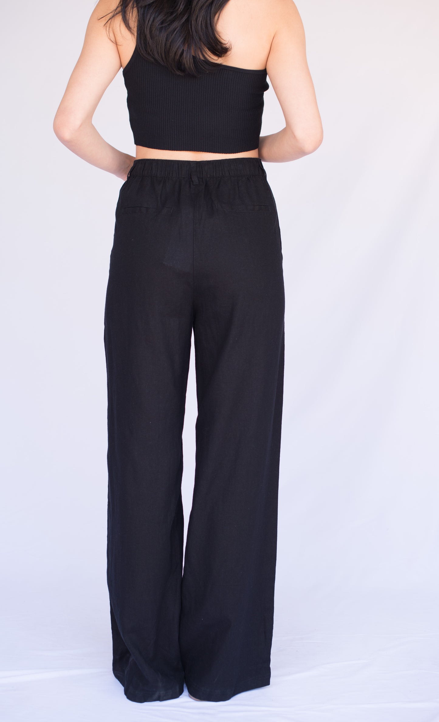 Black Linen Pants