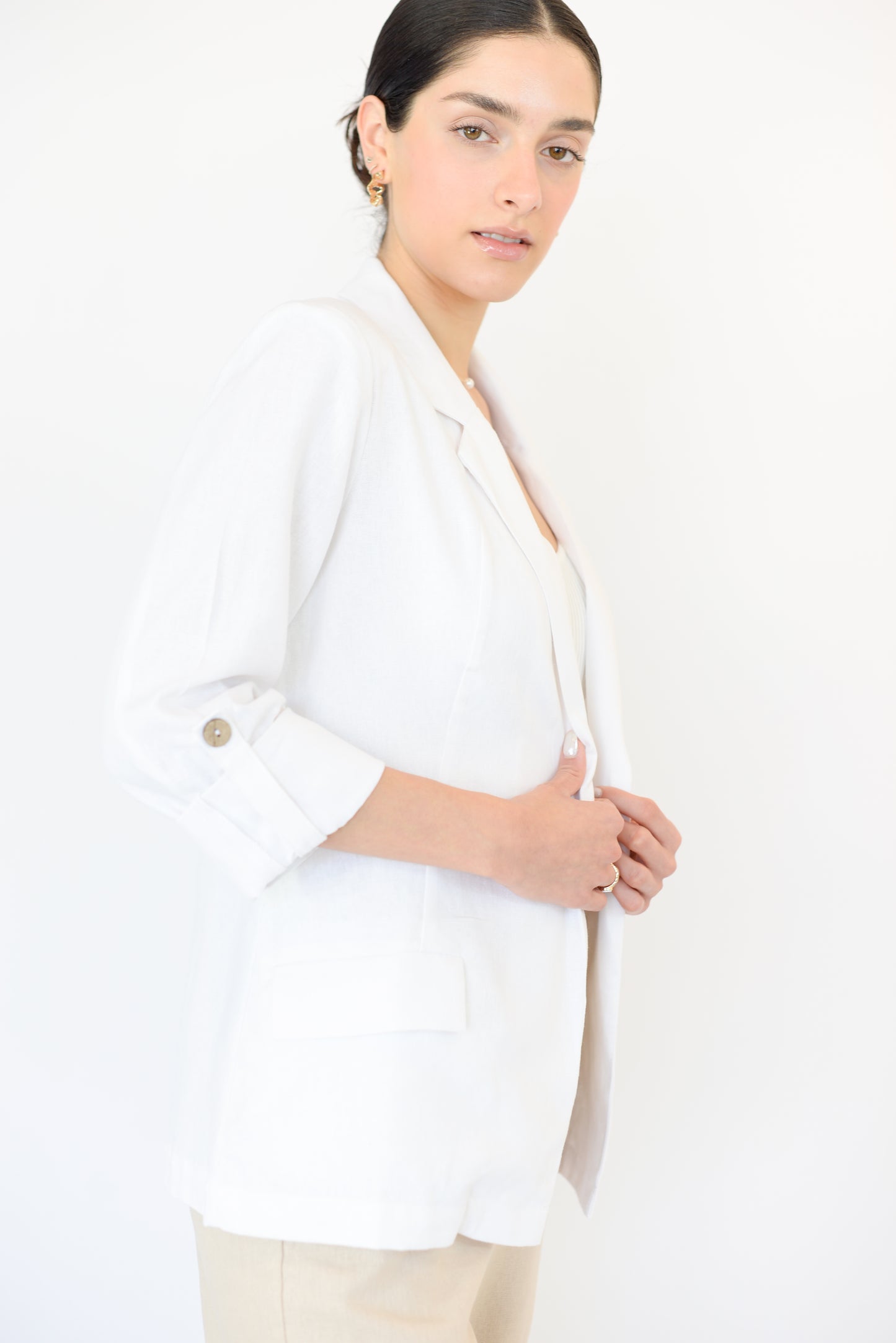 White Blazer