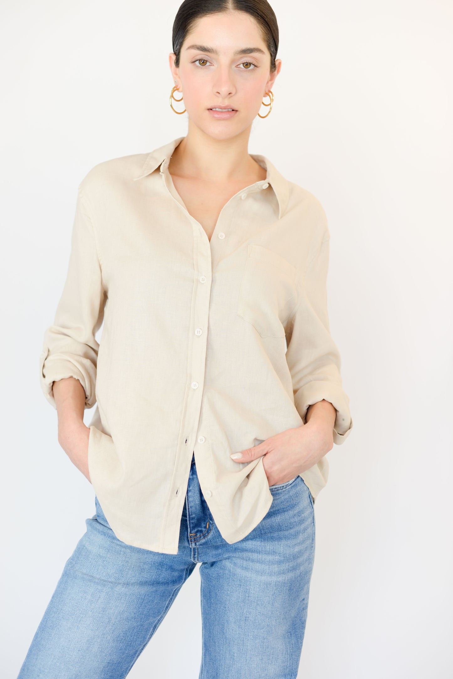 Khaki Blouse