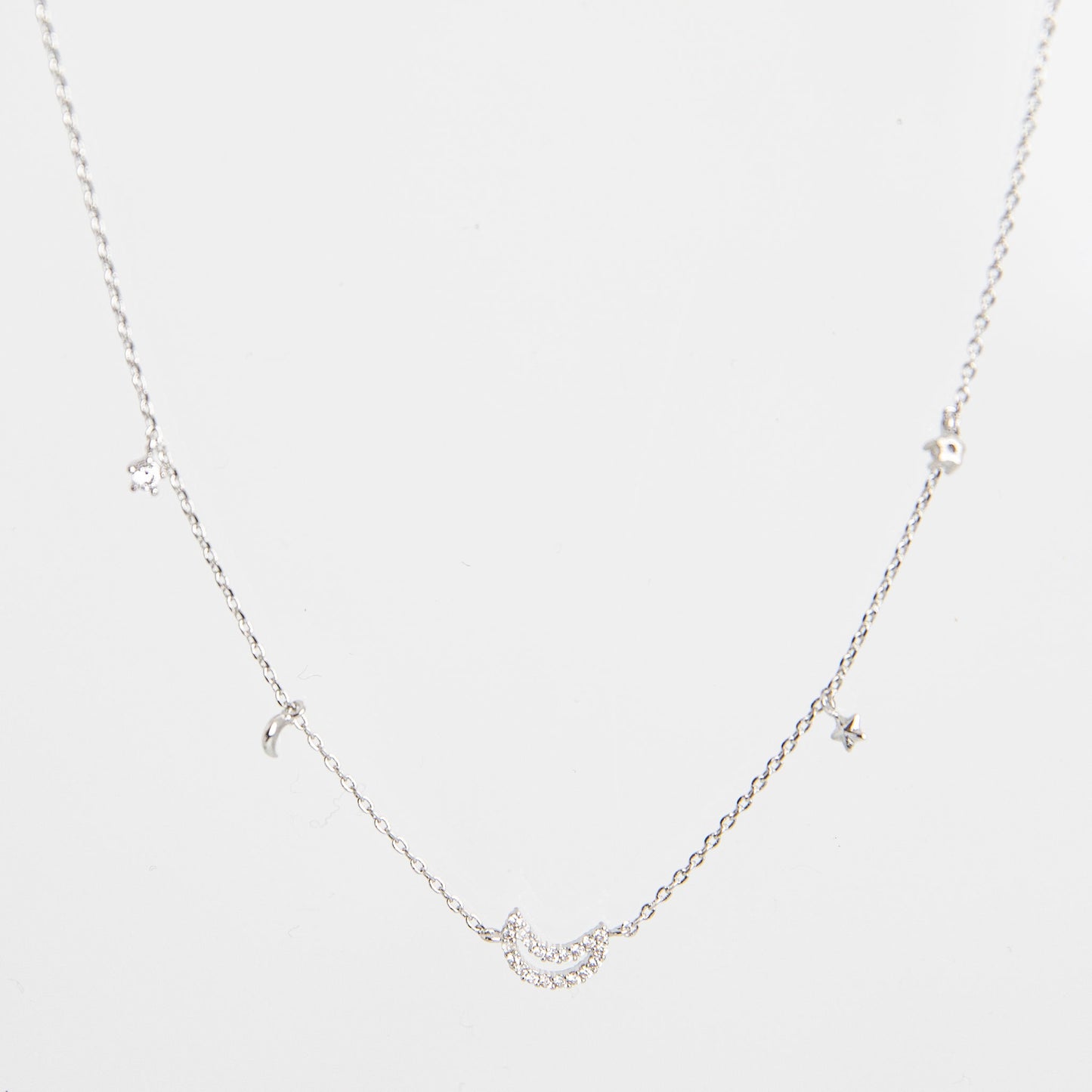 Dancing in the Moonlight Silver Necklace