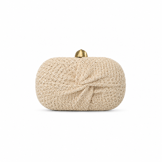 Clutch Tejida Kaqui