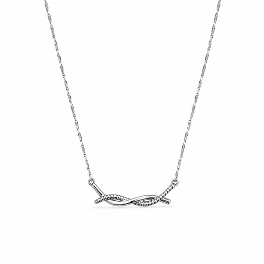 Silver Twist Necklace