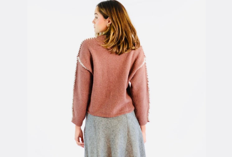 Brown/Cream Sweater