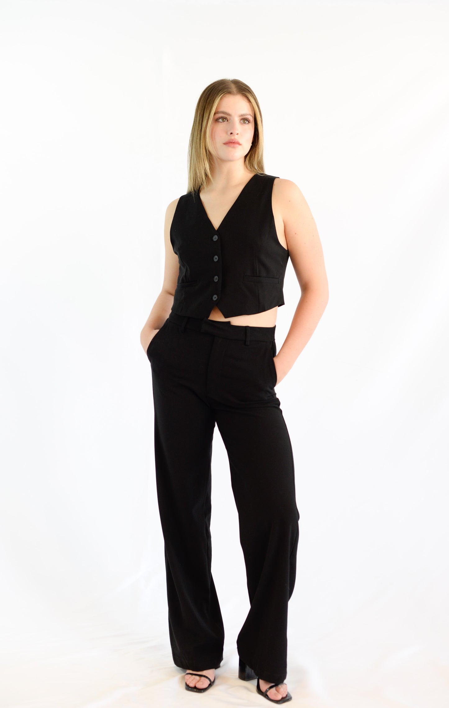 Black Basic Pants