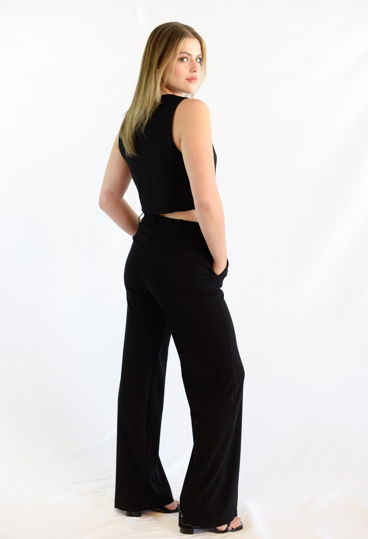 Black Basic Pants