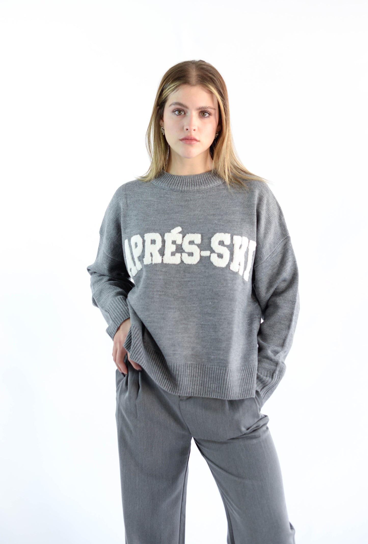 Grey Apres Sweater Top