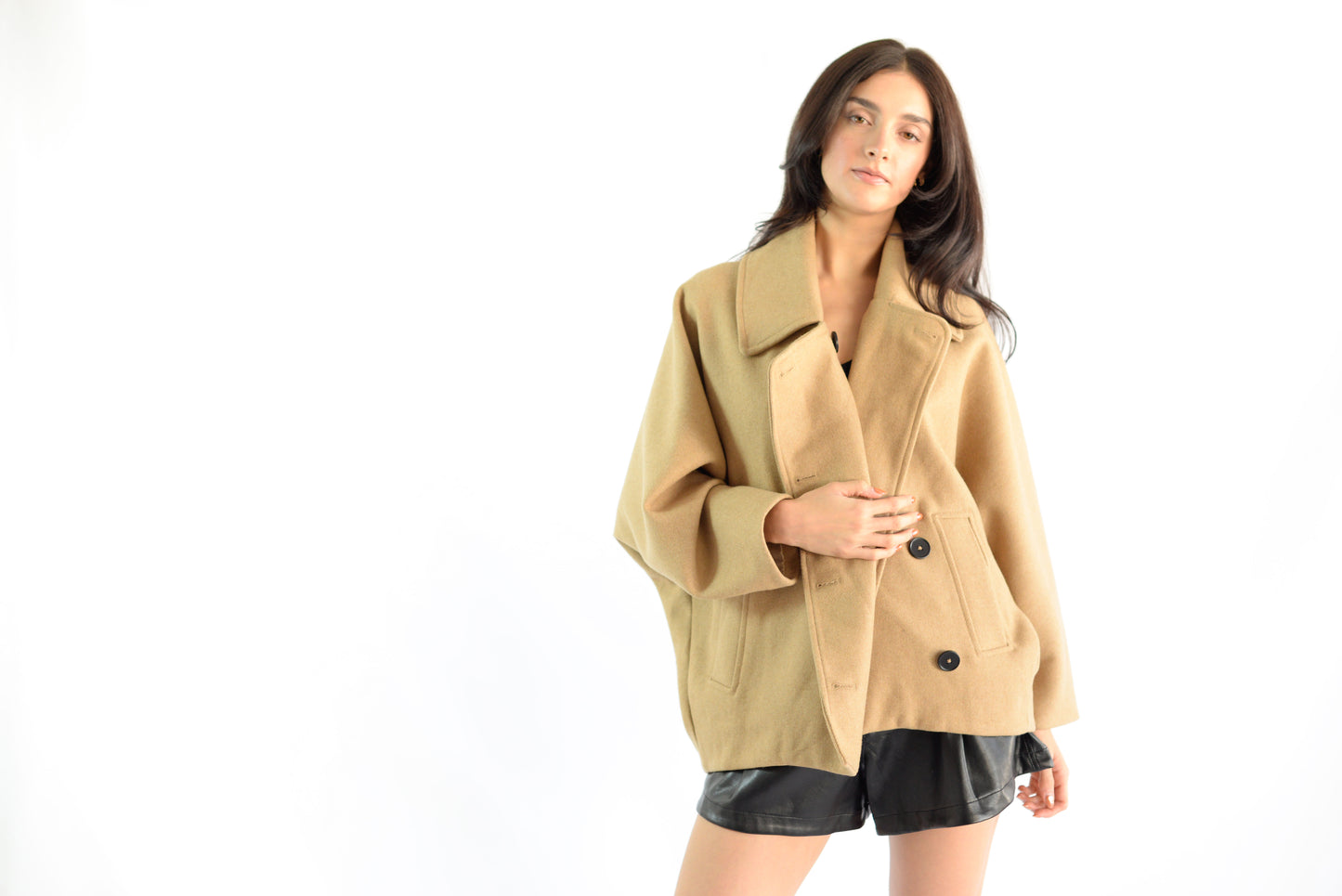 Camel Cape Style Coat