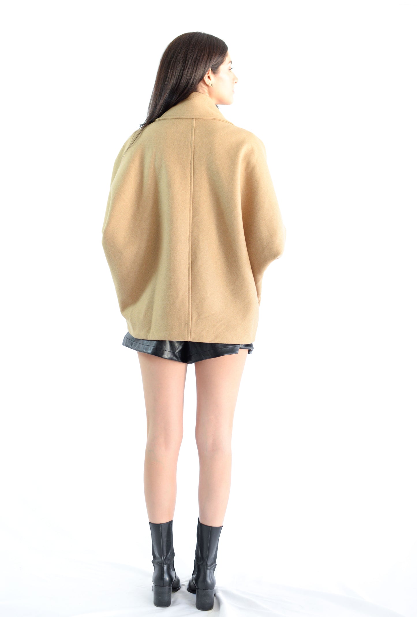 Camel Cape Style Coat