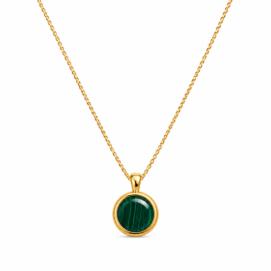 Green Circle Necklace