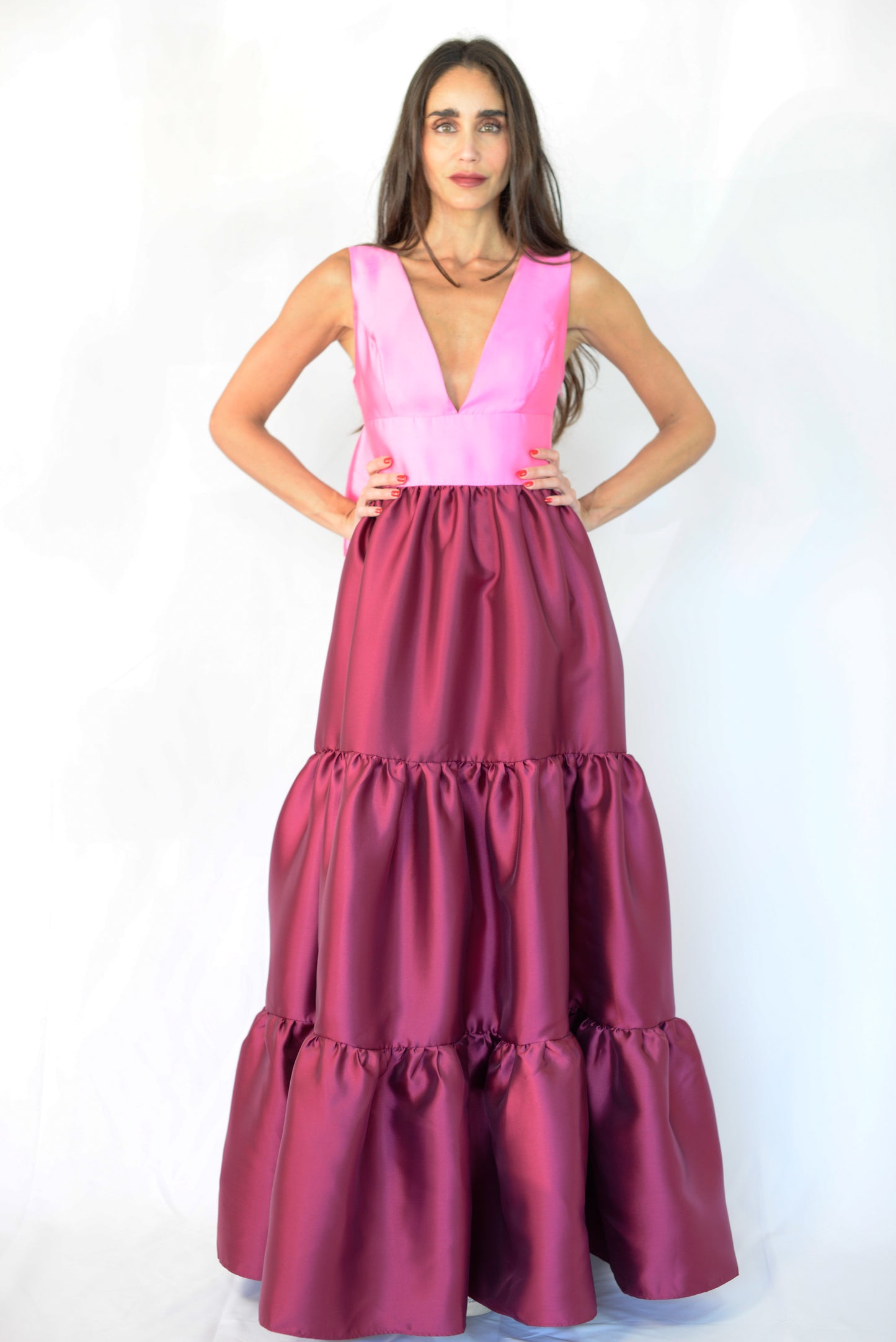 Shades of Pink Evening Gown