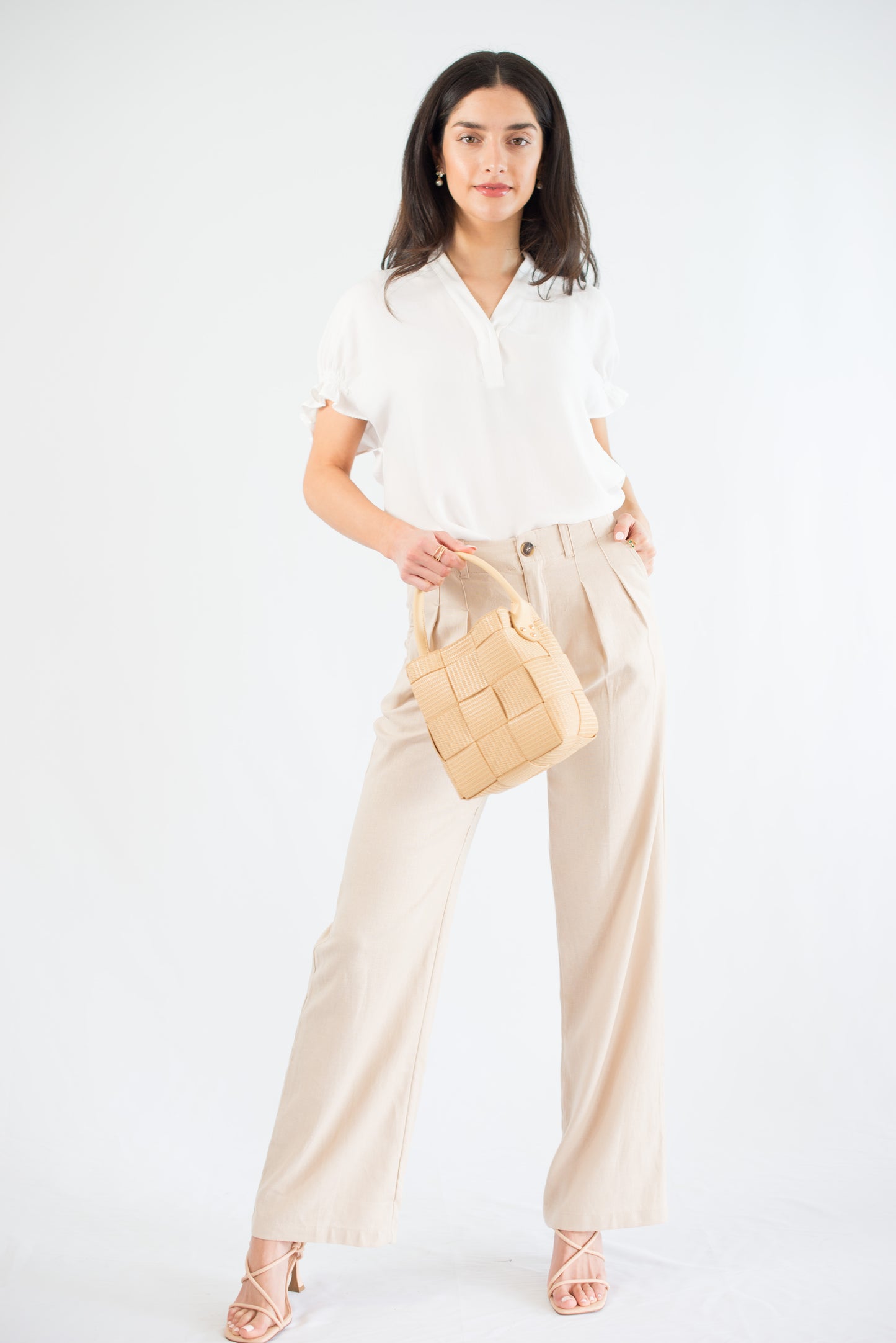 Beige Tote Bag