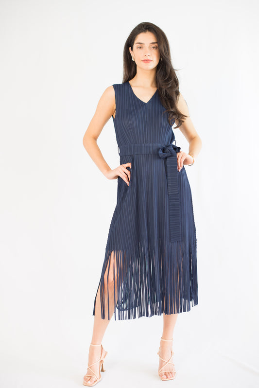 Navy Midi Dress