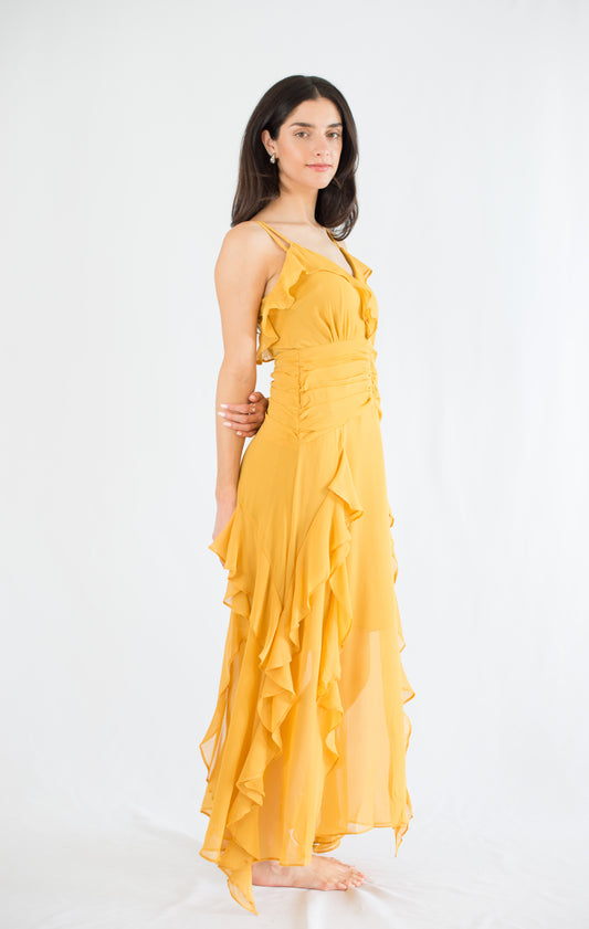 Yellow Long Dress