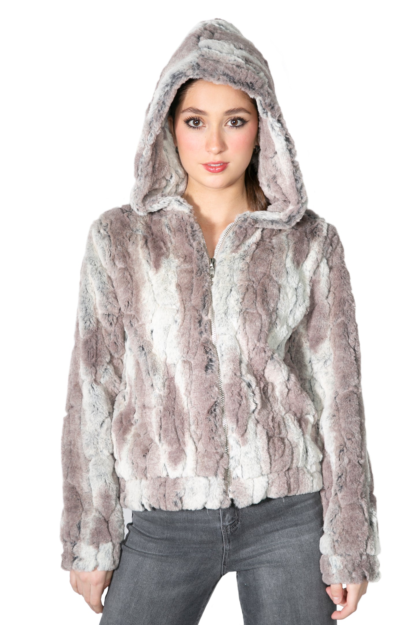 Grey Fur Jacket