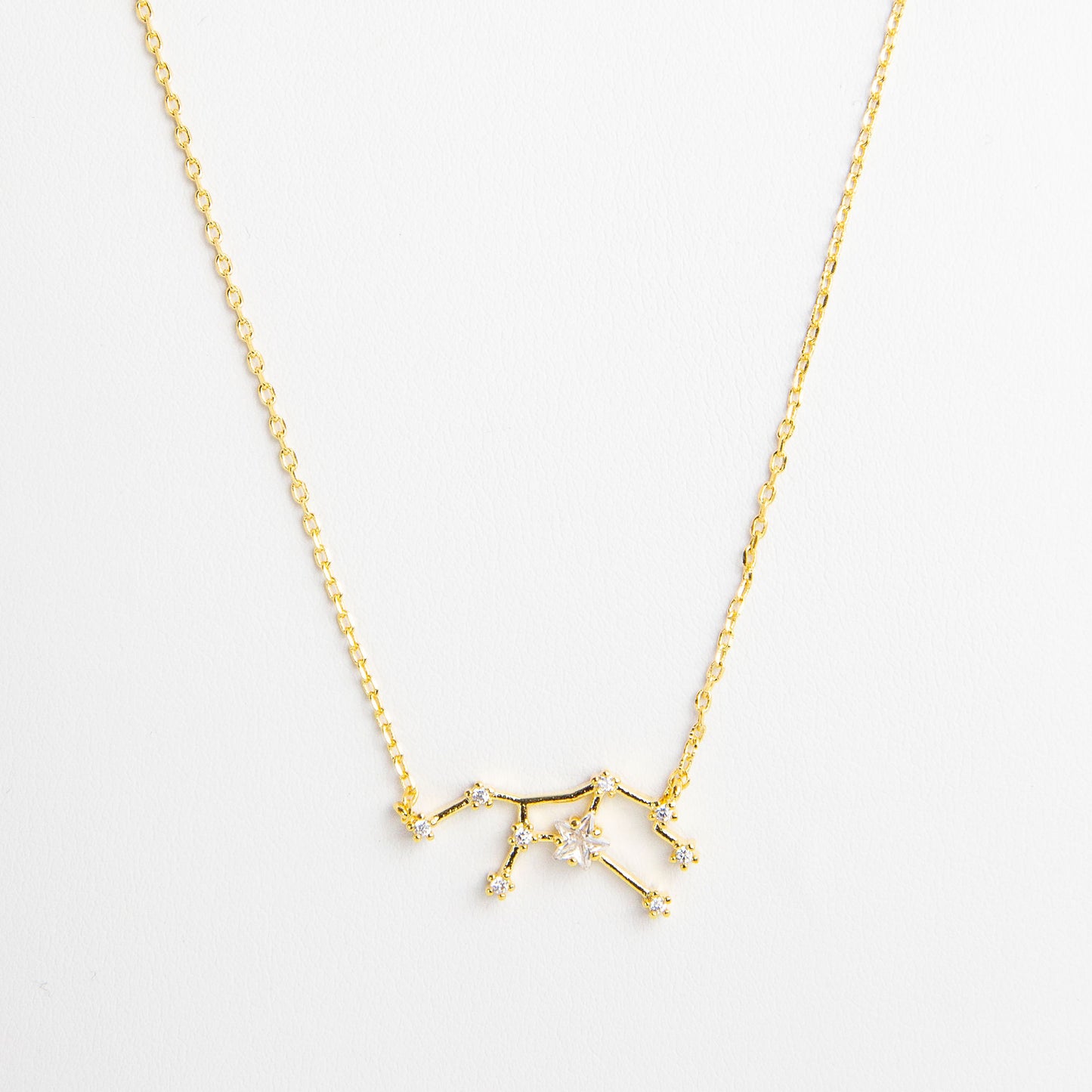 Virgo Zodiac Sign Necklace