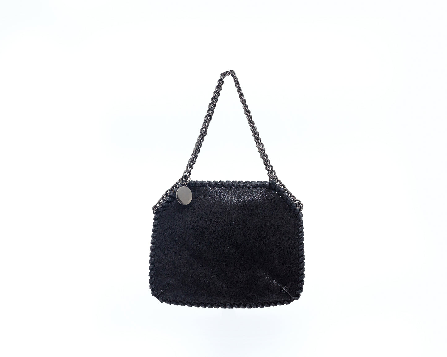 Black Suede Chain Purse