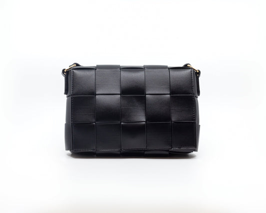 Black Rectangular Crossbody Handbag