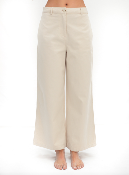 High Waist Long Wide Pants