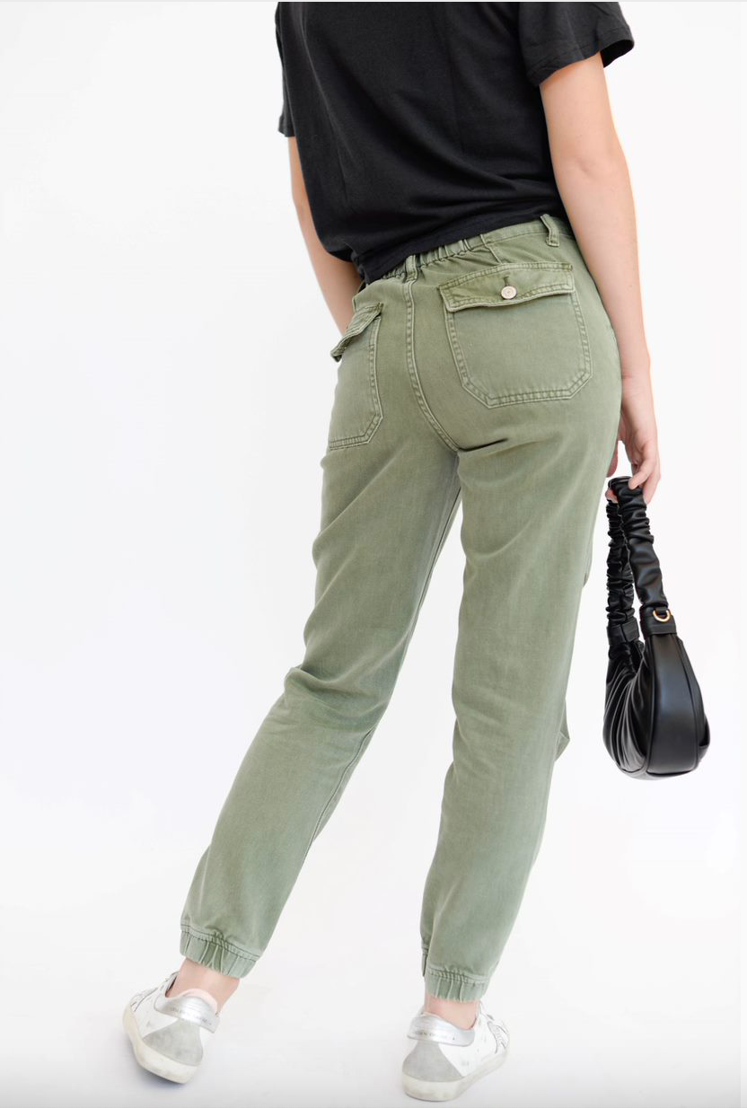 Olive Slim Joggers