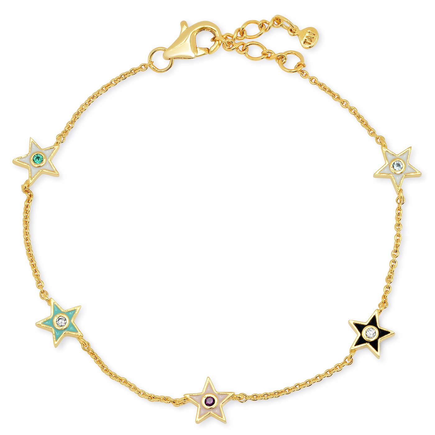 Star Enamel Chain Bracelet *PRE ORDER (up to 3 weeks)